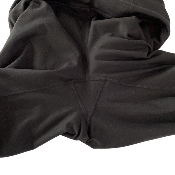 Manduka Core Strong Script Black Yoga High Waist Leggings Full Length Pocket - Picture 13 of 14